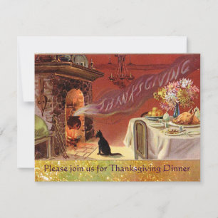 Thanksgiving Dinner Invitation