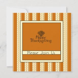Thanksgiving Dinner Invitation