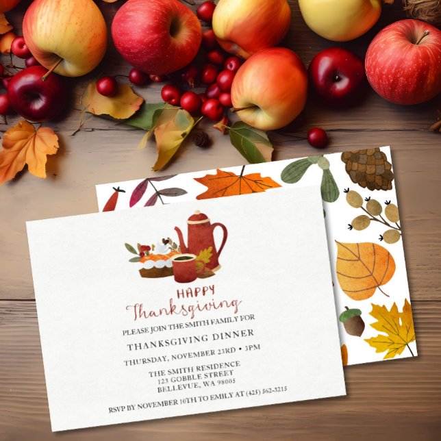 Thanksgiving Dinner Invitation (Creator Uploaded)