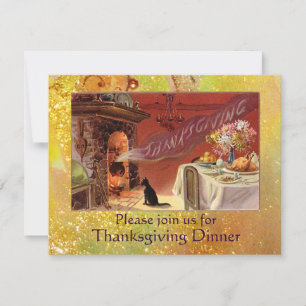 Thanksgiving Dinner Invitation