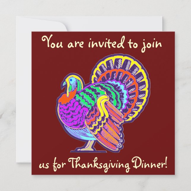 Thanksgiving Dinner Invitations (Front)