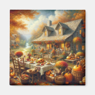 Thanksgiving Dinner Magnet