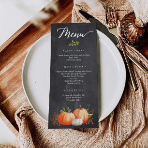 Thanksgiving Dinner Menu