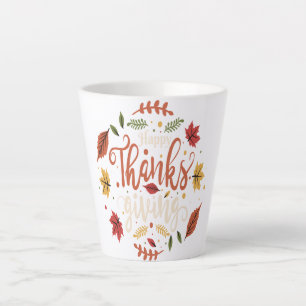 Thanksgiving Dinner Party Family Holidays gifts Latte Mug