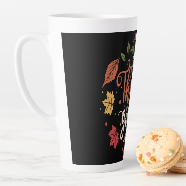 Thanksgiving Dinner Party Family Holidays gifts  Latte Mug (In Situ)
