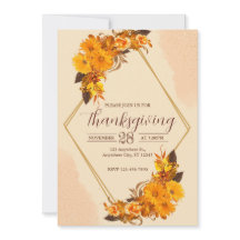 Thanksgiving Dinner Party Invitation