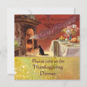 Thanksgiving Dinner Party Invitation