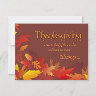 Thanksgiving Dinner Party Invitation