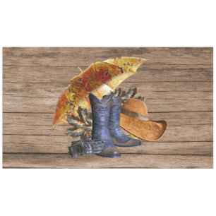 Thanksgiving Dinner Party Orange Rustic Vintage Tablecloth