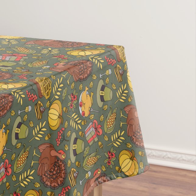 Thanksgiving Dinner Tablecloth (In Situ)