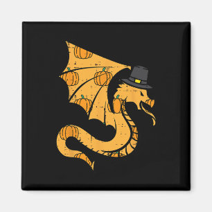Thanksgiving Dragon Turkey Day Fall Men Women Boys Magnet