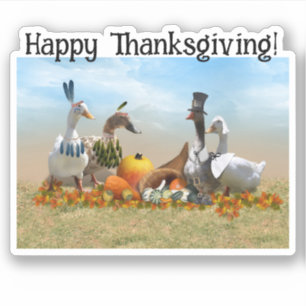 Thanksgiving Ducks - Pilgrims & Indians