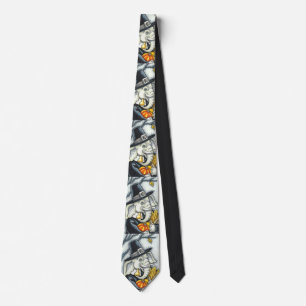 THANKSGIVING ELEPHANT, HOLIDAY PILGRIM PACHYDERM TIE