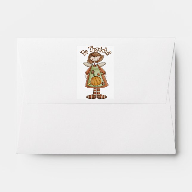 Thanksgiving Envelopes/Be Thankful Envelopes (Back (Top Flap))