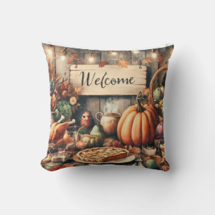 Thanksgiving/Fall/Autumn/Vintage Cushion