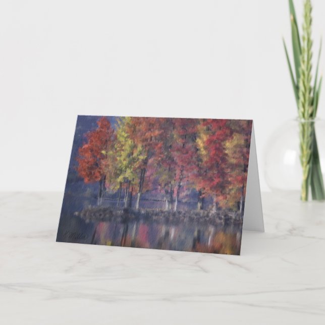 Thanksgiving — Fall Colours Holiday Card (Front)