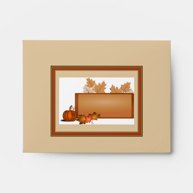 Thanksgiving/Fall Envelope (Front)