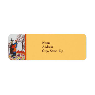 Thanksgiving Fall Harvest Return Address Label