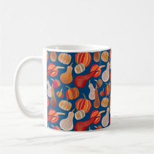 Thanksgiving. Fall. illustration with pumpkin.  Coffee Mug
