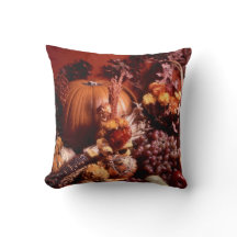 Thanksgiving/Fall Season Throw Pillow
