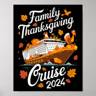 Thanksgiving Family Cruise 2024 Turkey Cruising Va Poster