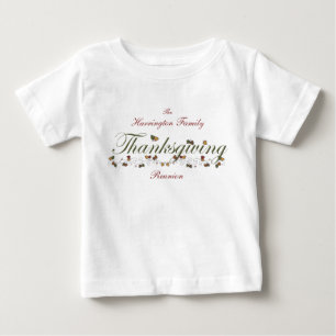 Thanksgiving Family Reunion Toddler Long Sleeve Baby T-Shirt