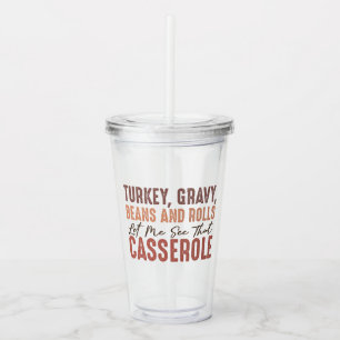 Thanksgiving Feast Acrylic Tumbler