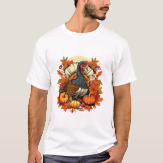 Thanksgiving Festival Turkey T-Shirt