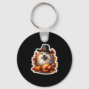 Thanksgiving Finnish Lapphund Dog Owner Mom Dad Lo Key Ring