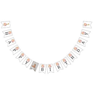 Thanksgiving First Birthday Pumpkin Bunting