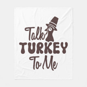 Thanksgiving fleece blanket