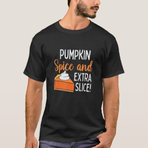 Thanksgiving Food Fitness Pumpkin Tart Pie T-Shirt