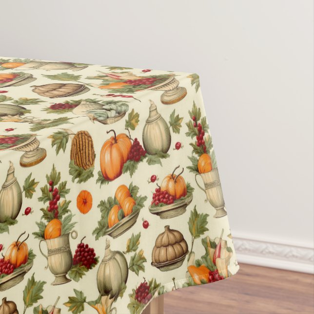 Thanksgiving Food  Tablecloth (In Situ)