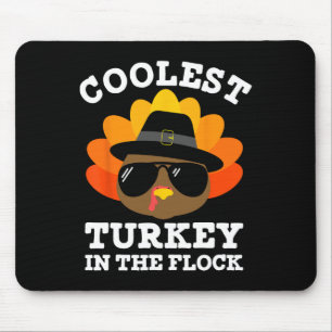 Thanksgiving  for Men Boys Toddler Kids Coolest Tu Mouse Pad