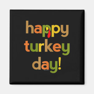 Thanksgiving For Women Her Happy Turkey Day Fall T Magnet