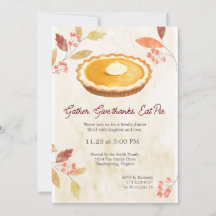 Thanksgiving Friendsgiving Invitation