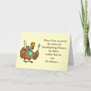 Thanksgiving Funny Greeting Card