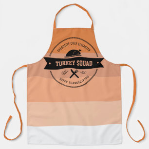 Thanksgiving Funny Turkey Personalised Apron