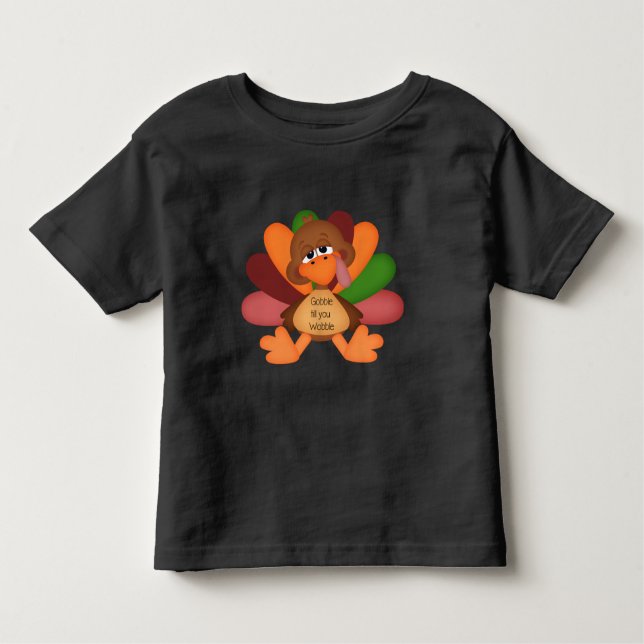 Thanksgiving funny unisex toddler t-shirt (Front)