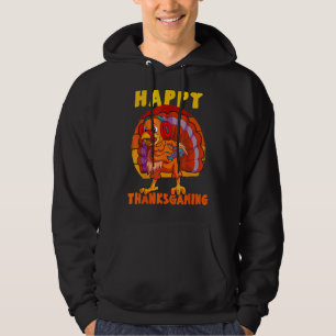 Thanksgiving Game Controller Thanksgiving  Boys Ga Hoodie