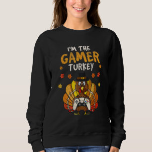 Thanksgiving Game Controller Thanksgiving  Boys Ga Sweatshirt