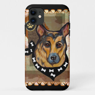 THANKSGIVING GERMAN SHEPHERD iPhone 11 CASE