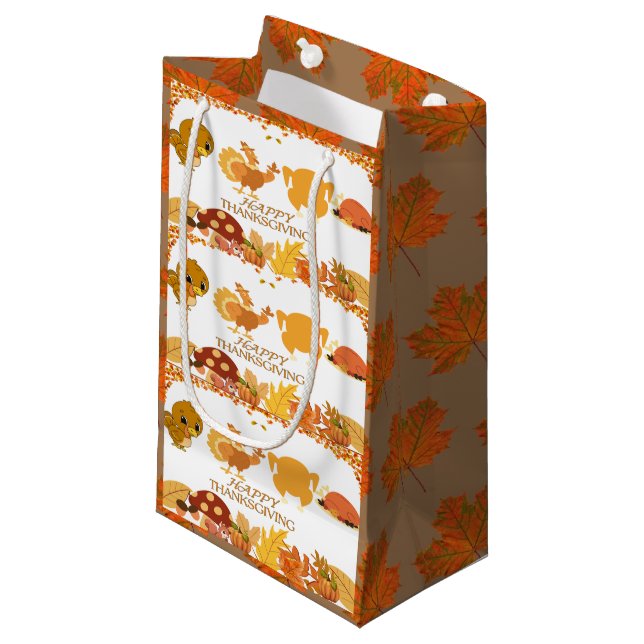 Thanksgiving Gift Bags  (Front Angled)