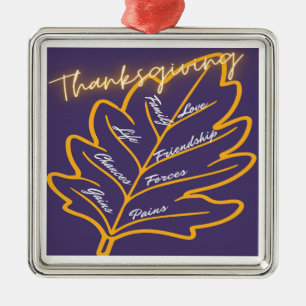 Thanksgiving Gifts  Metal Ornament