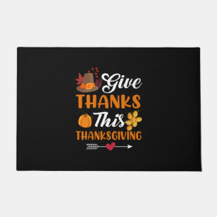 Thanksgiving Give Thanks This Thanksgiving Doormat