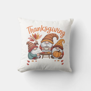 Thanksgiving Gnome Fall Leopard Turkey Essential T Cushion