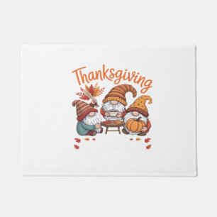 Thanksgiving Gnome Fall Leopard Turkey Essential T Doormat