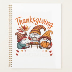 Thanksgiving Gnome Fall Leopard Turkey Essential T Planner
