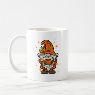 Thanksgiving Gnome With Pumpkin Pie Coffee Mug