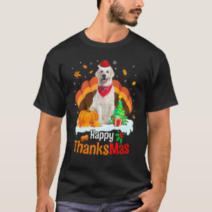 Thanksgiving Golden Retriever Happy Christmas Than T-Shirt